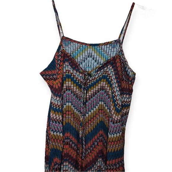 B.Yellowtail Size XS Peyote Stitch Mini Dress Tank Boho Chevron Aztec Print - Picture 7 of 11